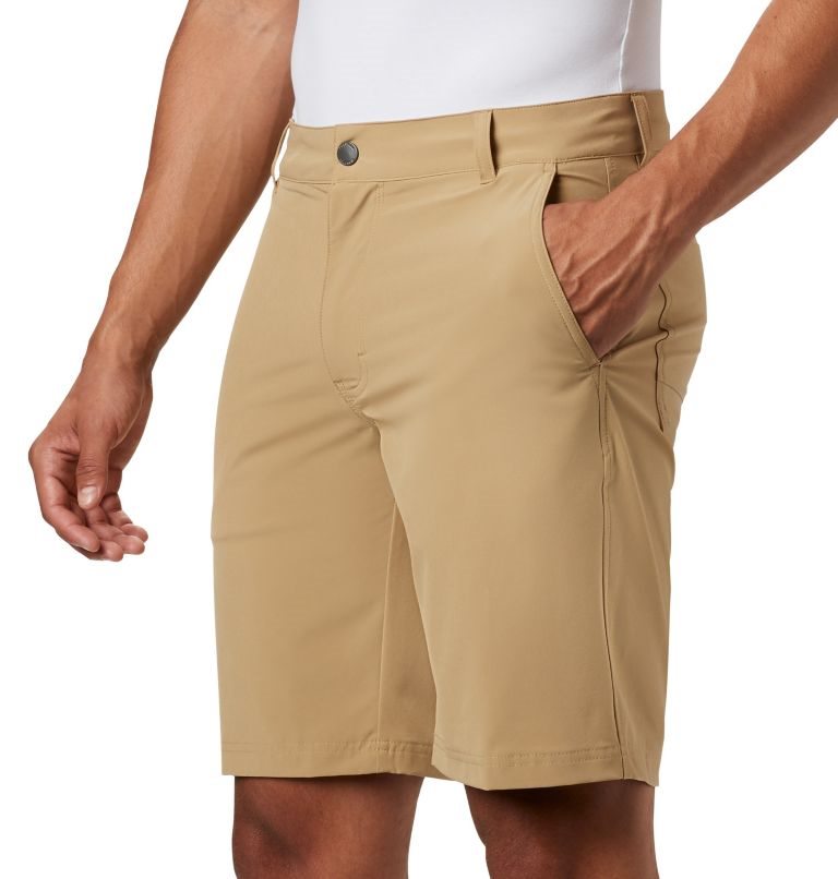 Men's Columbia Hybrid Trek Shorts Khaki | CA-A1345