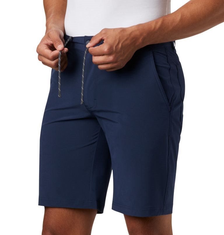 Men's Columbia Hybrid Trek Shorts Navy | CA-R16AL