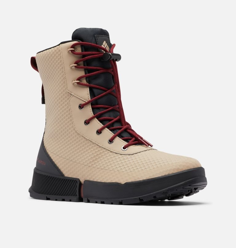 Men's Columbia Hyper-Boreal Omni-Heat Tall Boots Beige | CA-Q83C0