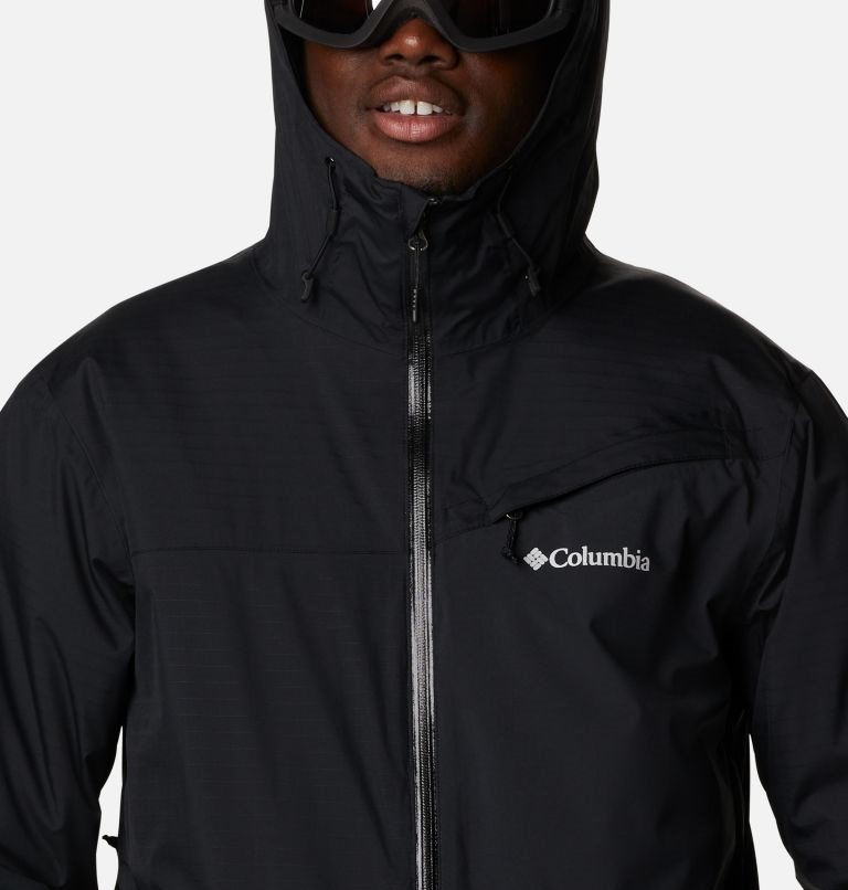 Men's Columbia Iceberg Point Jackets Black | CA-W1LA3