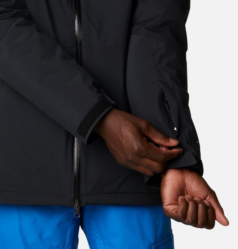 Men's Columbia Iceberg Point Jackets Black | CA-W1LA3