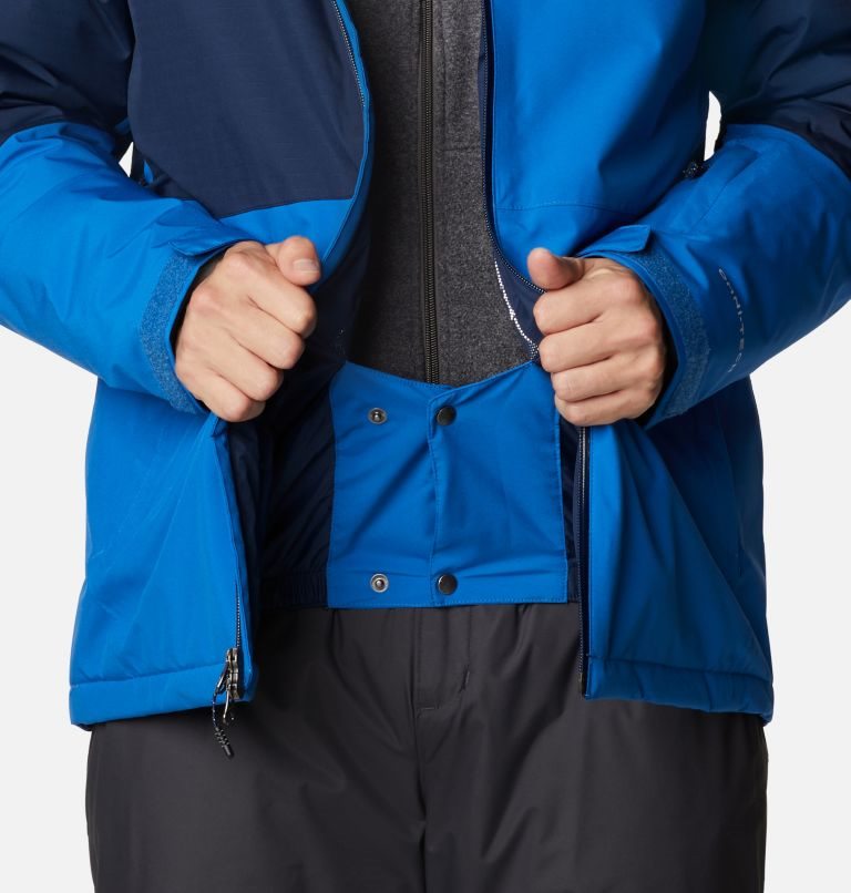 Men's Columbia Iceberg Point Jackets Navy | CA-X1845