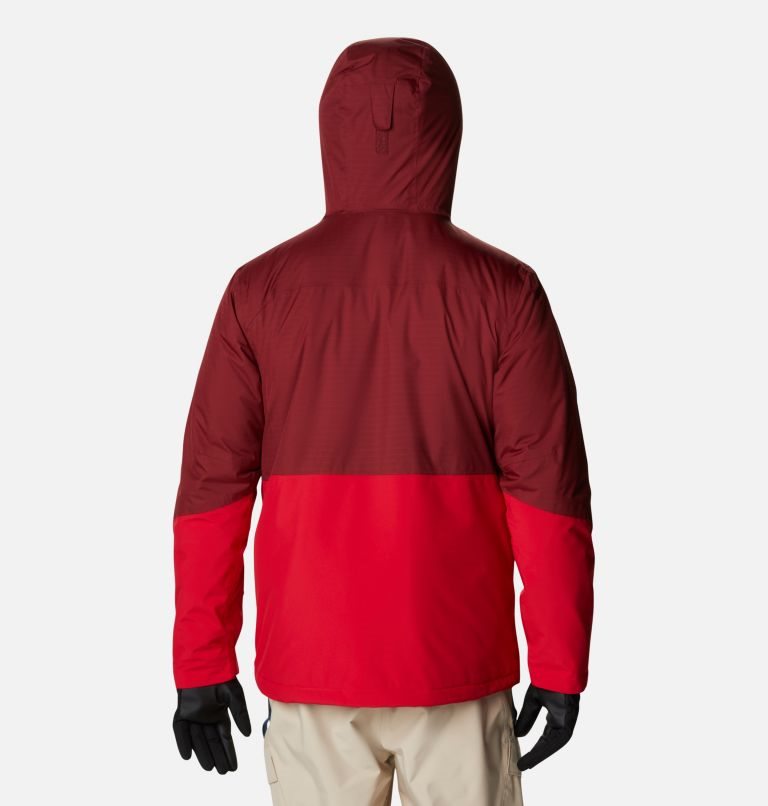 Men's Columbia Iceberg Point Jackets Red | CA-N8364