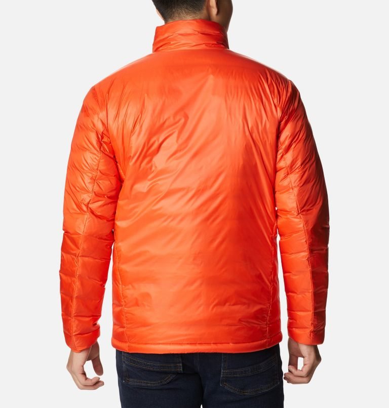 Men's Columbia Infinity Summit Omni-Heat Infinity Double Wall Down Jackets Orange | CA-T6458