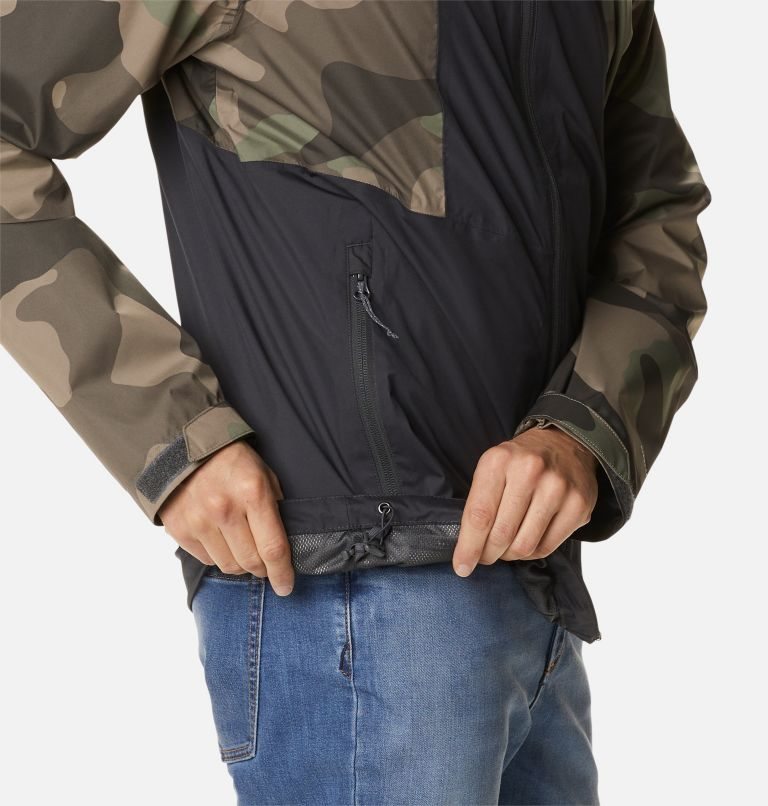 Men's Columbia Inner Limits II Rain Jackets Camo | CA-W04AL