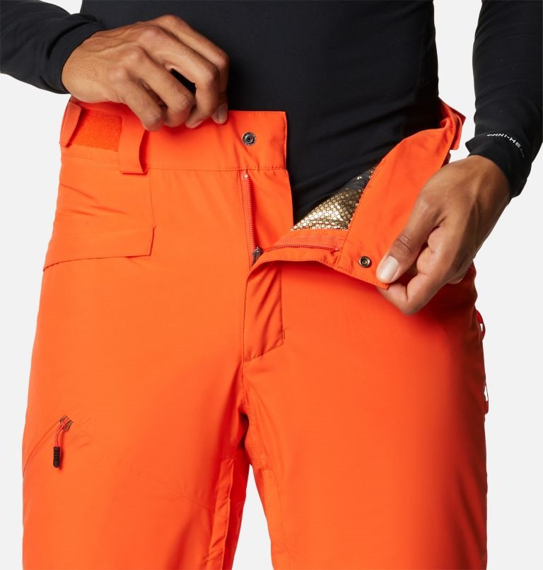 Men's Columbia Kick Turn II Omni-Heat Infinity Insulated Pants Orange | CA-E5LC1