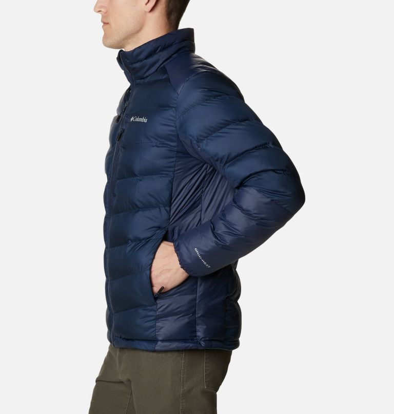 Men's Columbia Labyrinth Loop Omni-Heat Infinity Insulated Jackets Navy | CA-J836A