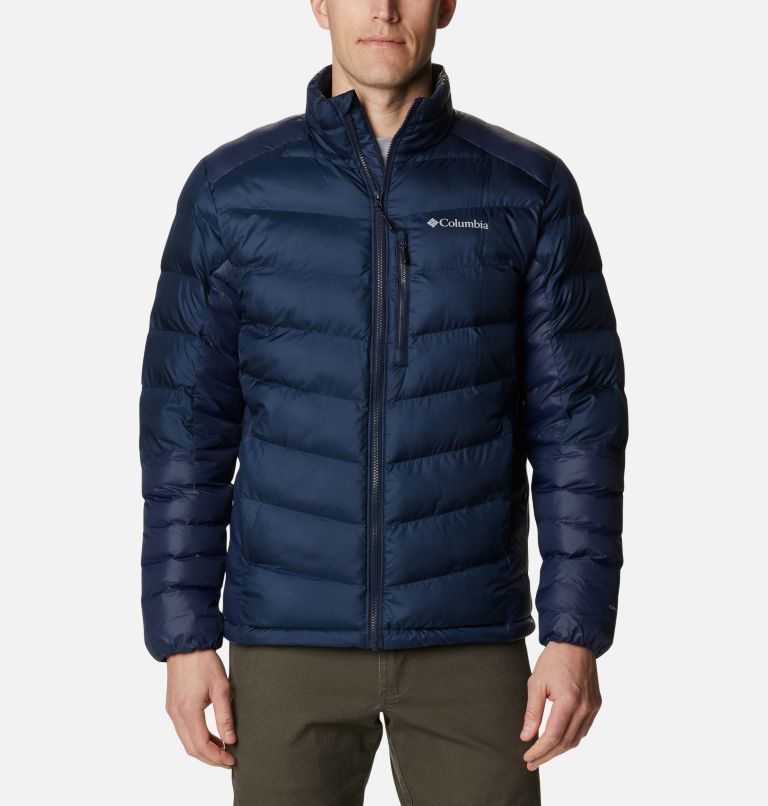 Men's Columbia Labyrinth Loop Omni-Heat Infinity Insulated Jackets Navy | CA-J836A