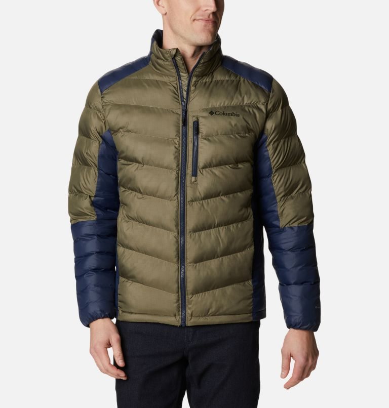 Men's Columbia Labyrinth Loop Omni-Heat Infinity Insulated Jackets Olive | CA-O04A1