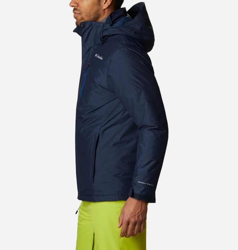 Men's Columbia Last Tracks Ski Insulated Jackets Navy | CA-E8654