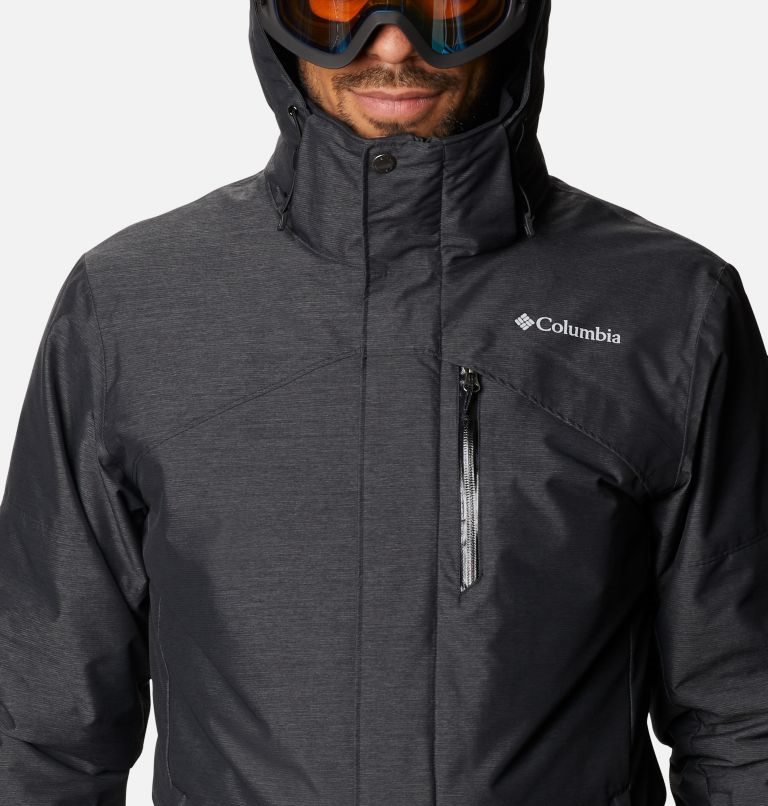 Men's Columbia Last Tracks Ski Insulated Jackets Black | CA-F6C83