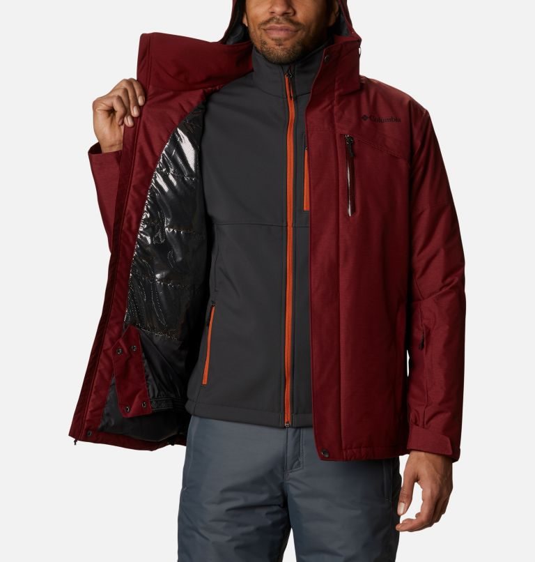 Men's Columbia Last Tracks Ski Insulated Jackets Red | CA-O4803