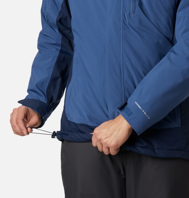 Men's Columbia Lhotse III Interchange Jackets Navy | CA-K5LAC