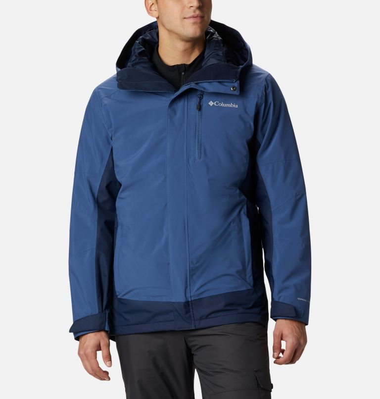 Men\'s Columbia Lhotse III Interchange Jackets Navy | CA-K5LAC