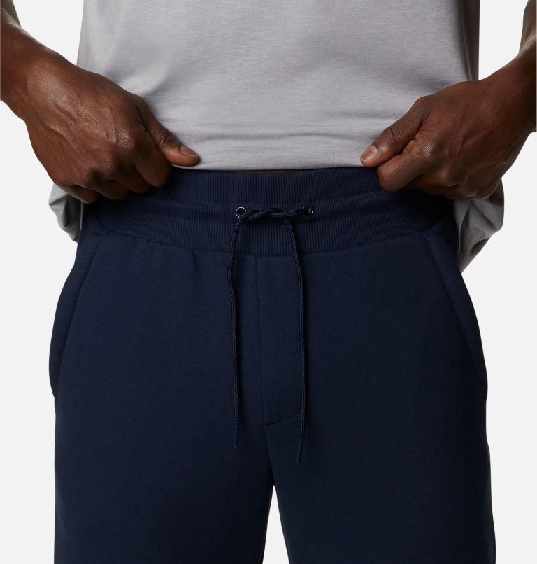 Men's Columbia Lodge Heavyweight Jogger Navy | CA-P458L