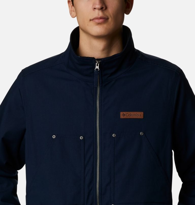 Men's Columbia Loma Vista Lined Fleece Jackets Navy | CA-S8AC3