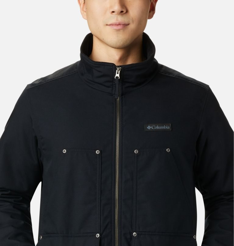 Men's Columbia Loma Vista Lined Fleece Jackets Black | CA-Z6L30