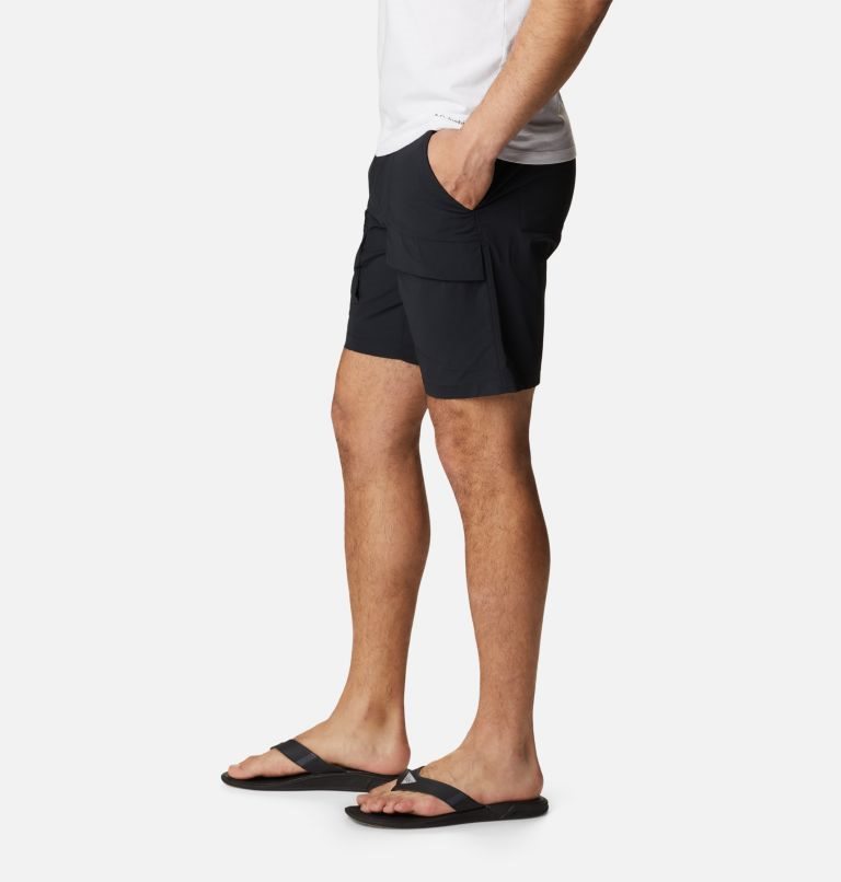 Men's Columbia Maxtrail Lite Shorts Black | CA-H465L