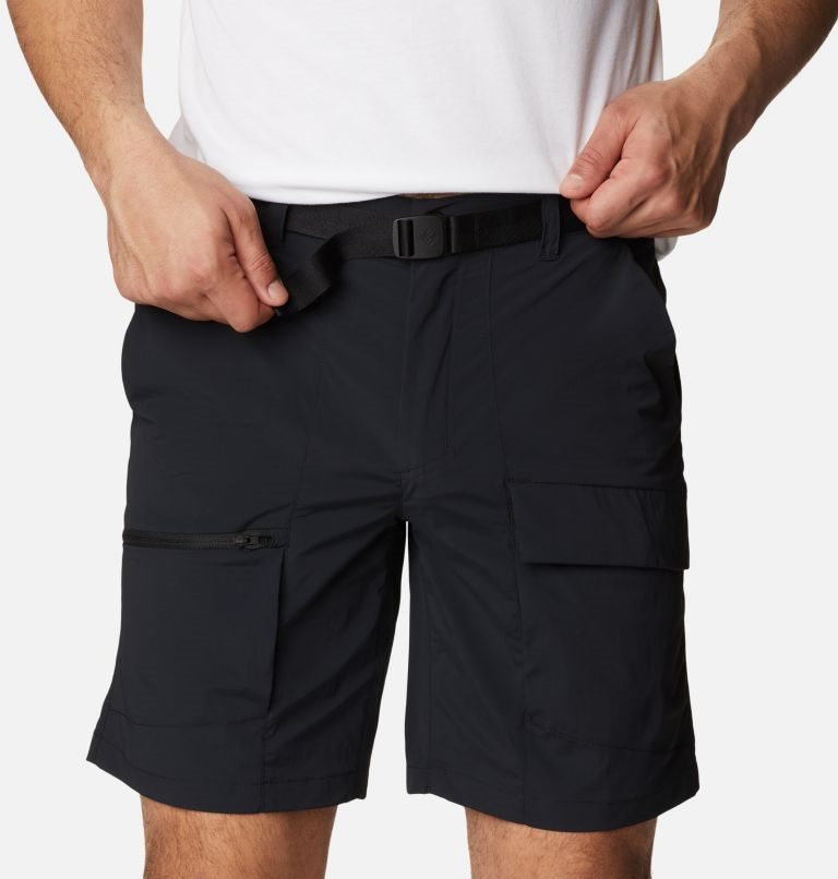 Men's Columbia Maxtrail Lite Shorts Black | CA-H465L