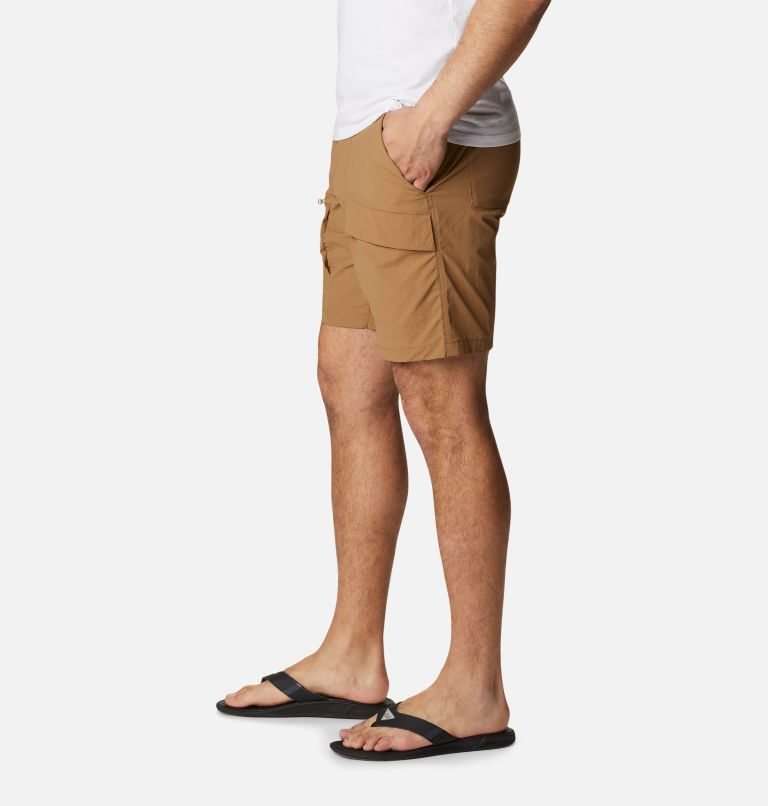 Men's Columbia Maxtrail Lite Shorts Khaki | CA-B3650