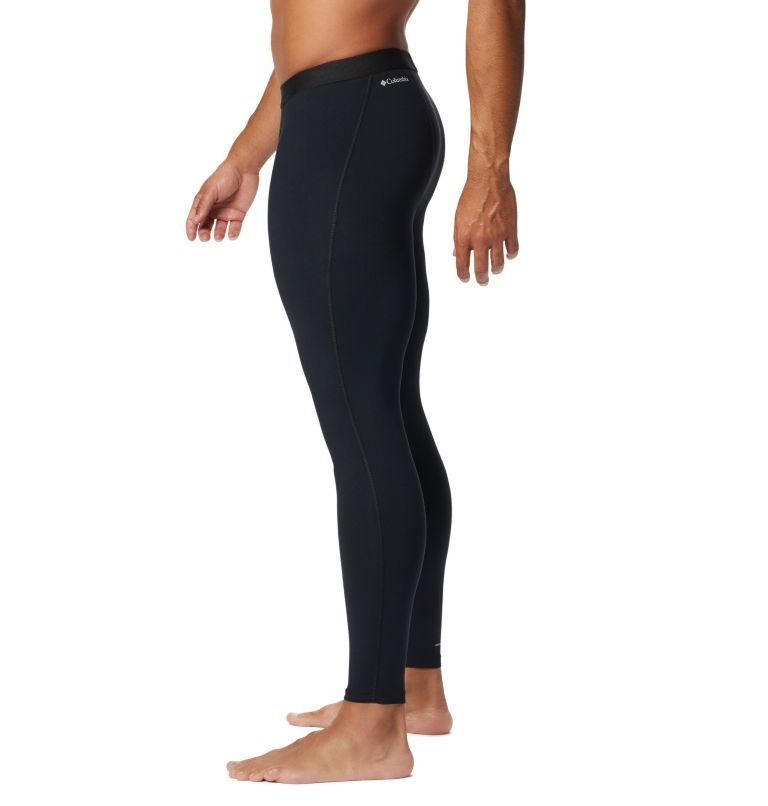 Men's Columbia Midweight Stretch Baselayer Tight Black | CA-RL048