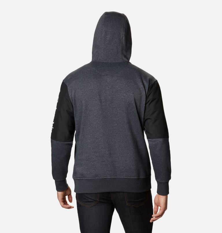 Men's Columbia Minam River Pullover Hoodie Dark Grey | CA-K6A58