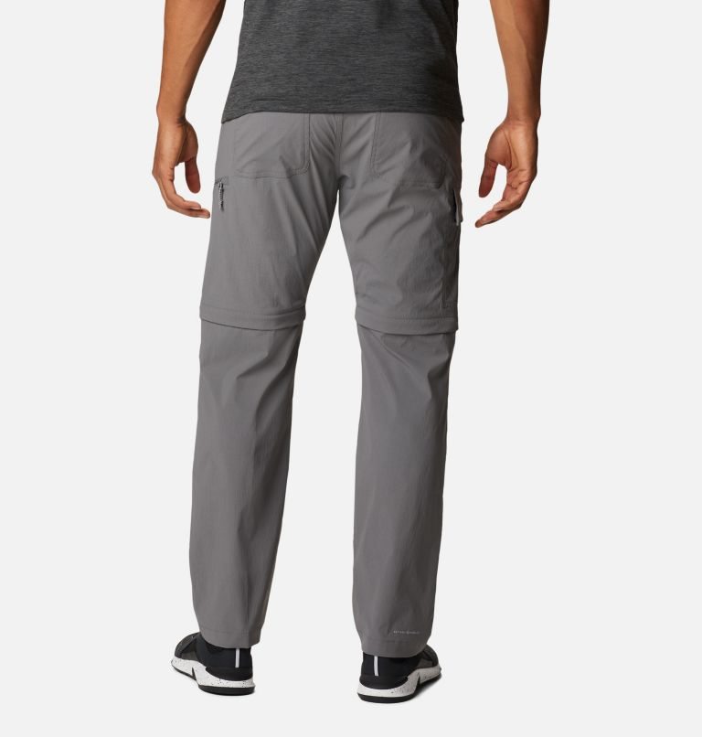 Men's Columbia Newton Ridge Convertible Pants Grey | CA-EA816