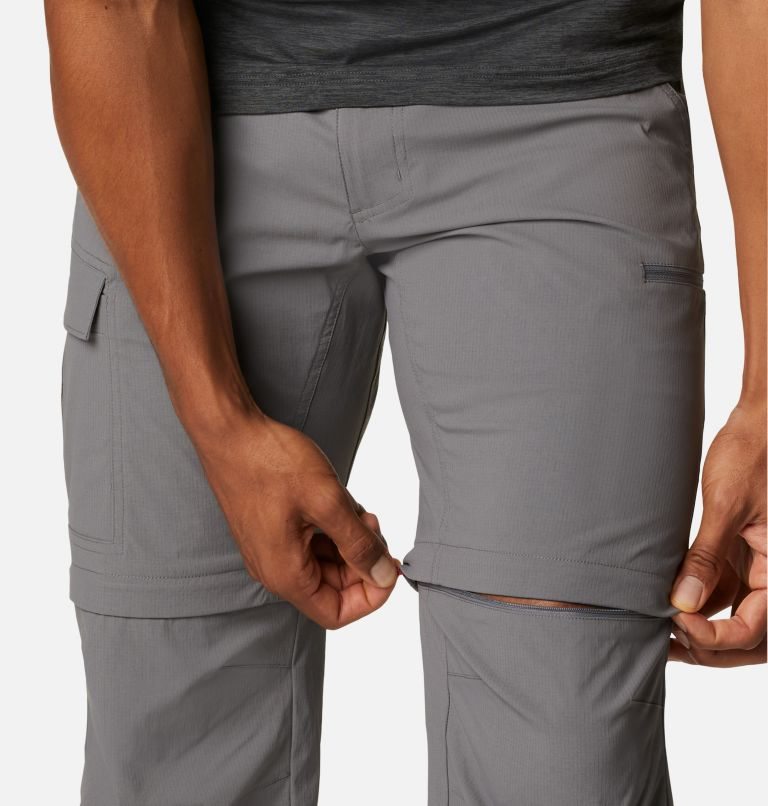 Men's Columbia Newton Ridge Convertible Pants Grey | CA-EA816