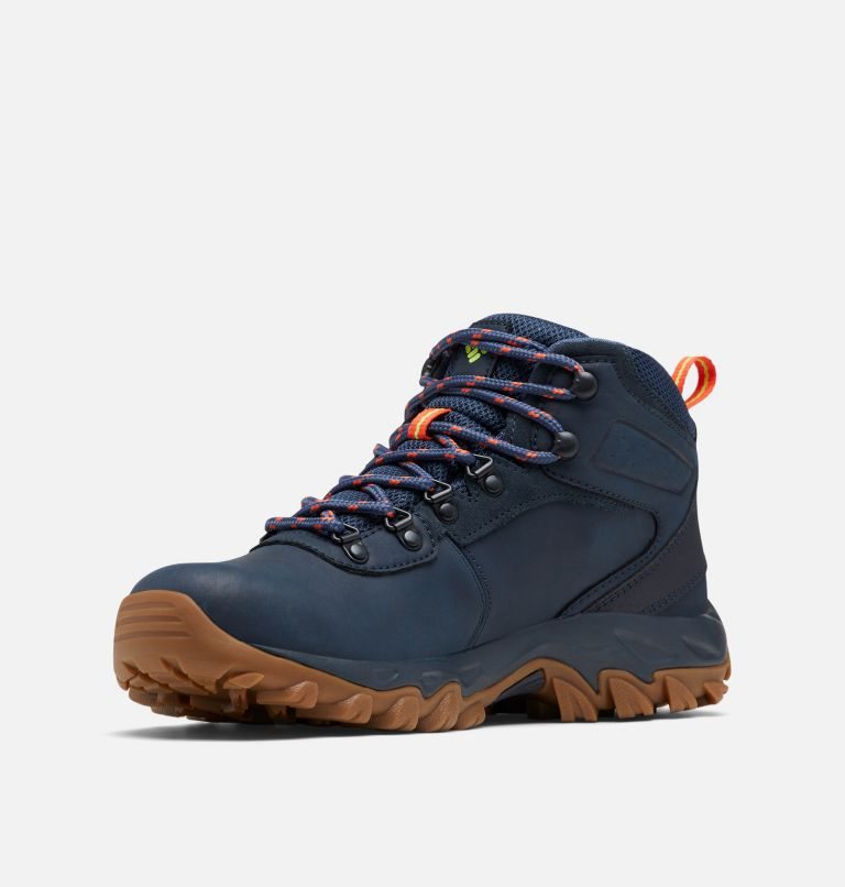 Men's Columbia Newton Ridge Plus II Waterproof Hiking Boots Navy | CA-I4C3L