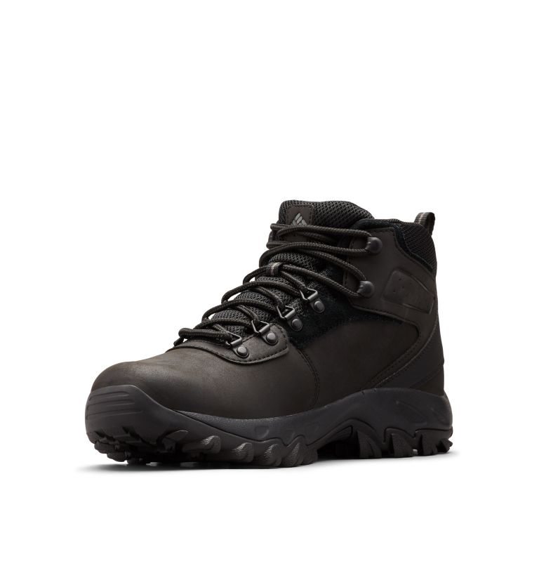 Men's Columbia Newton Ridge Plus II Waterproof Hiking Boots Black | CA-PCL15