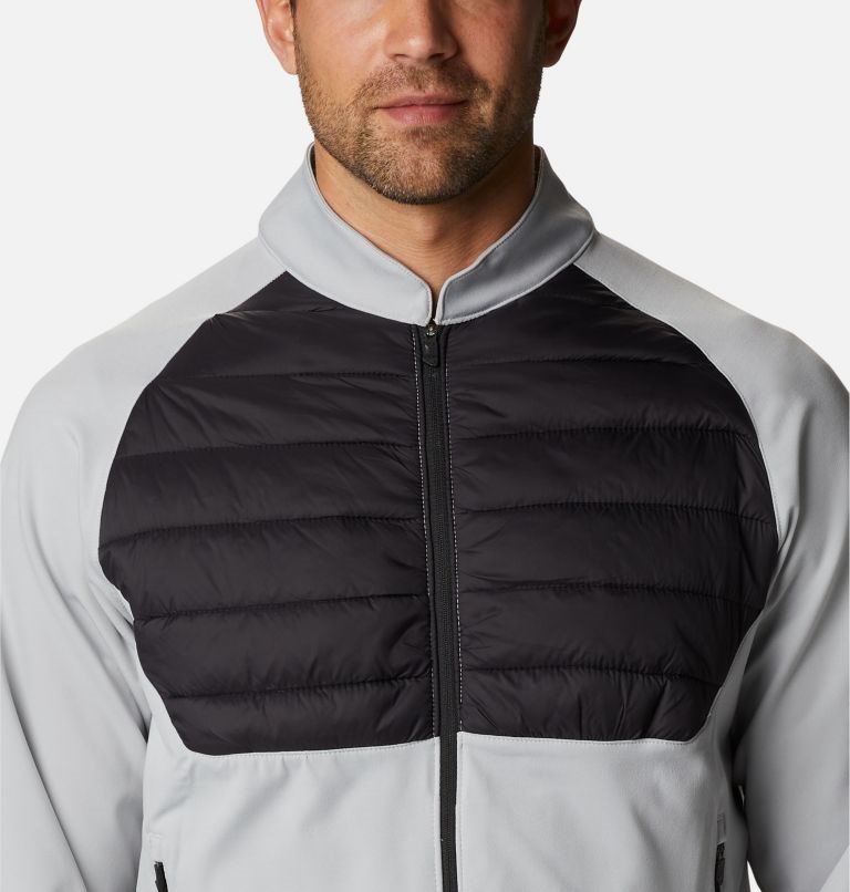 Men's Columbia Omni-Wick in the Element Jackets Light Grey / Black | CA-V0A64