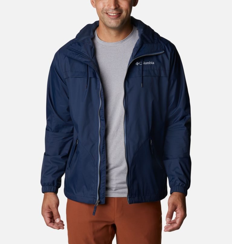 Men's Columbia Oroville Creek Lined Jackets Navy | CA-Q063L