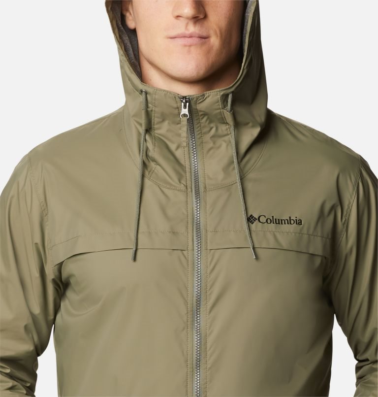 Men's Columbia Oroville Creek Lined Jackets Olive | CA-Y4A1C