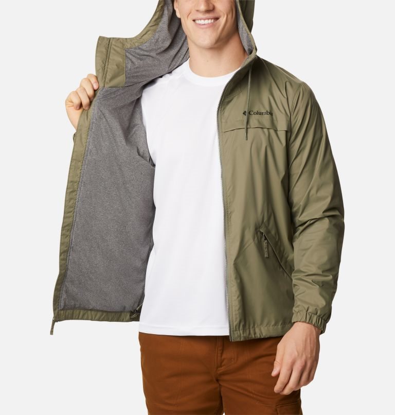 Men's Columbia Oroville Creek Lined Jackets Olive | CA-Y4A1C