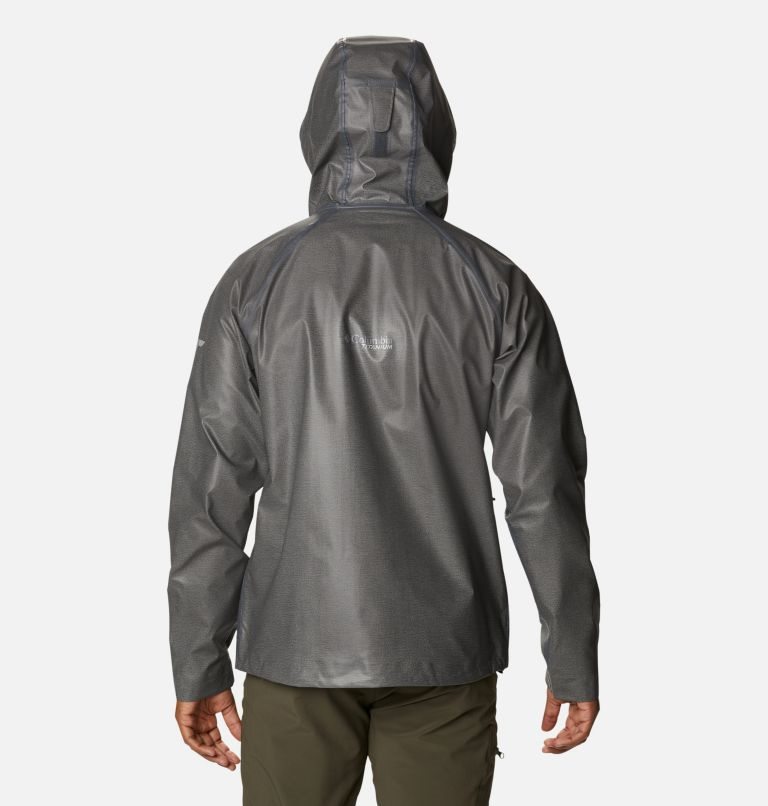 Men's Columbia OutDry Ex Reign Rain Jackets Dark Grey | CA-I603L