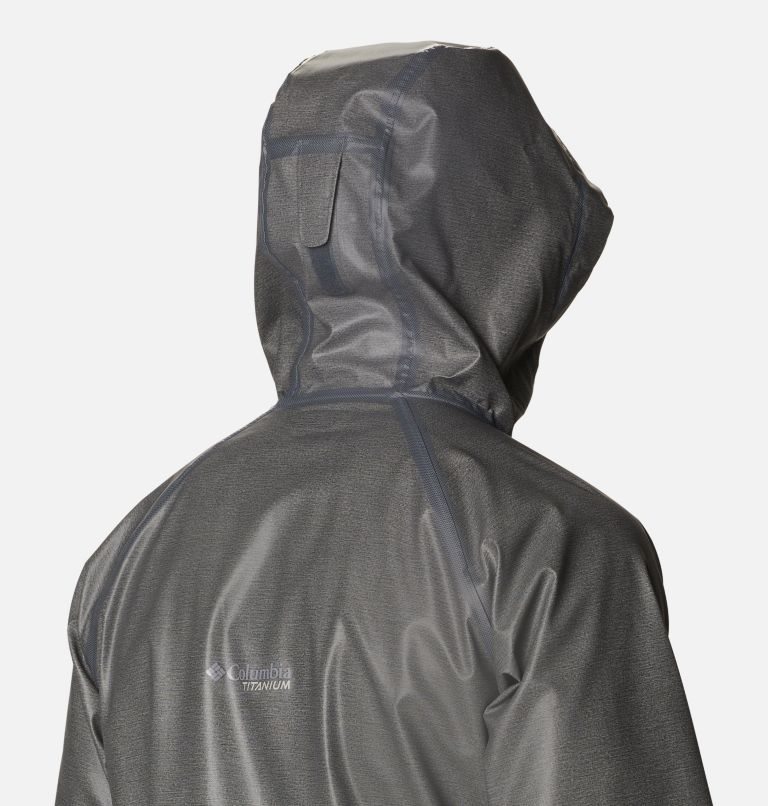 Men's Columbia OutDry Ex Reign Rain Jackets Dark Grey | CA-I603L