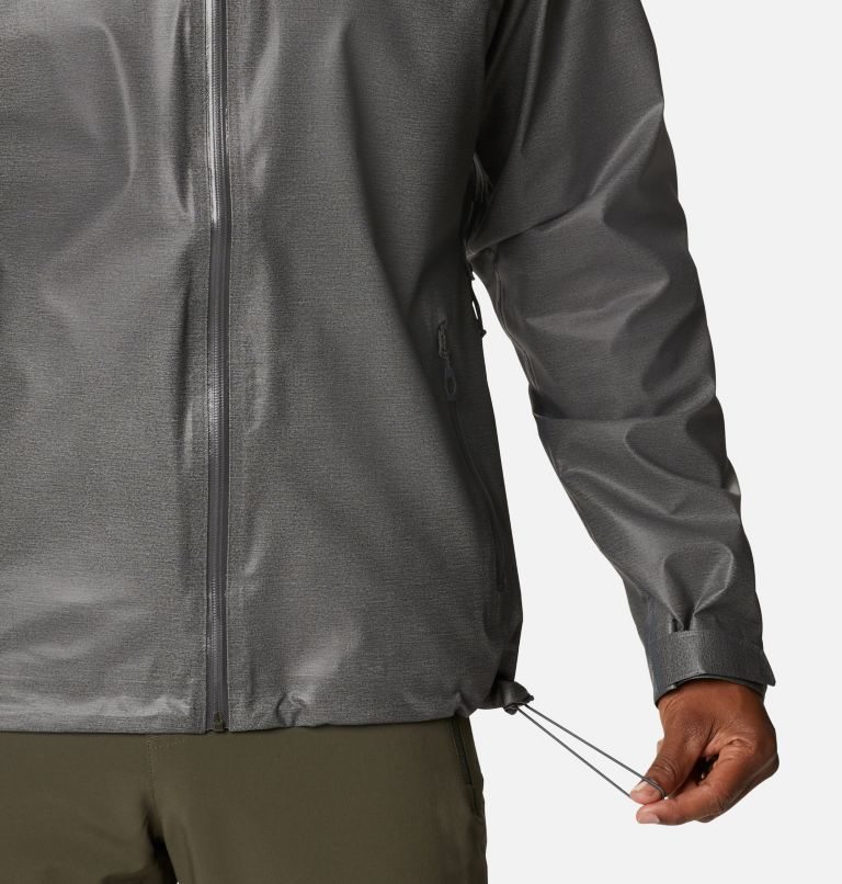 Men's Columbia OutDry Ex Reign Rain Jackets Dark Grey | CA-I603L