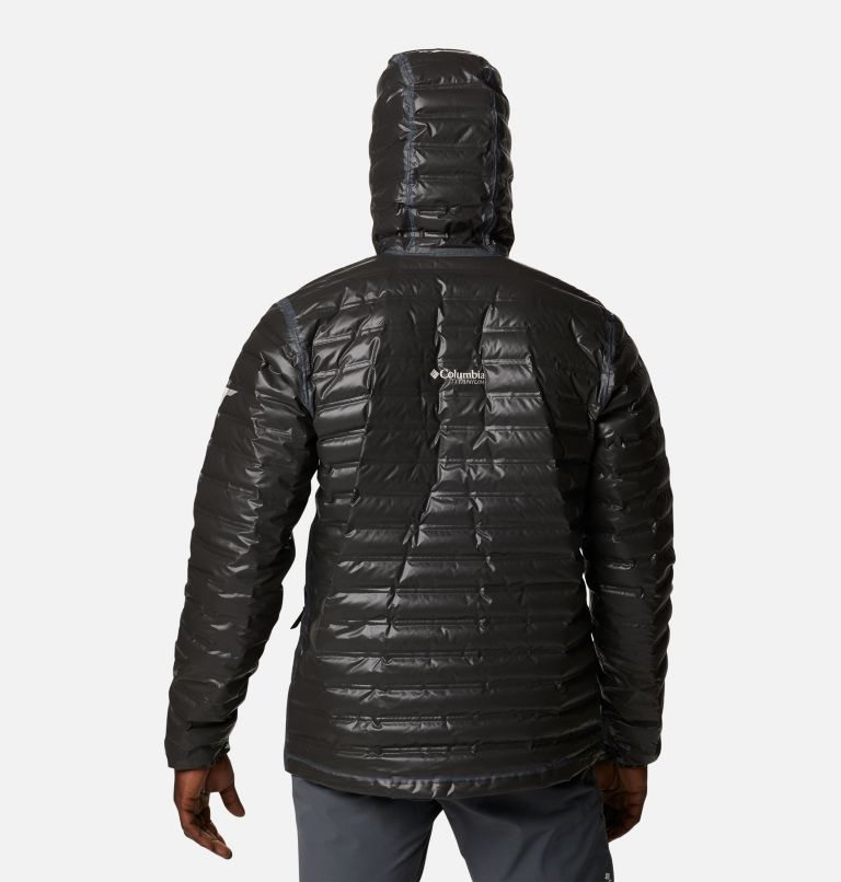 Men's Columbia OutDry Extreme Gold Omni-Heat Infinity Down Jackets Black | CA-VC035