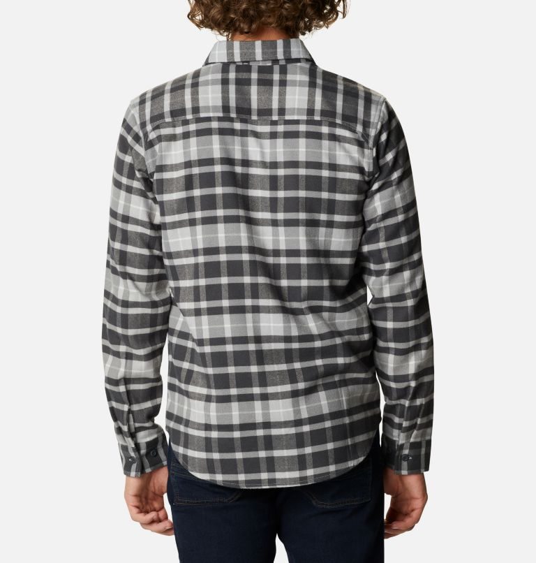 Men's Columbia Outdoor Elements II Flannel Shirts Grey | CA-B640A