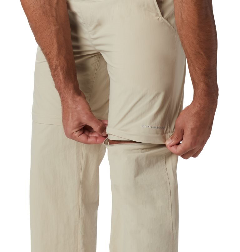 Men's Columbia PFG Backcast Convertible Pants Khaki | CA-N183C