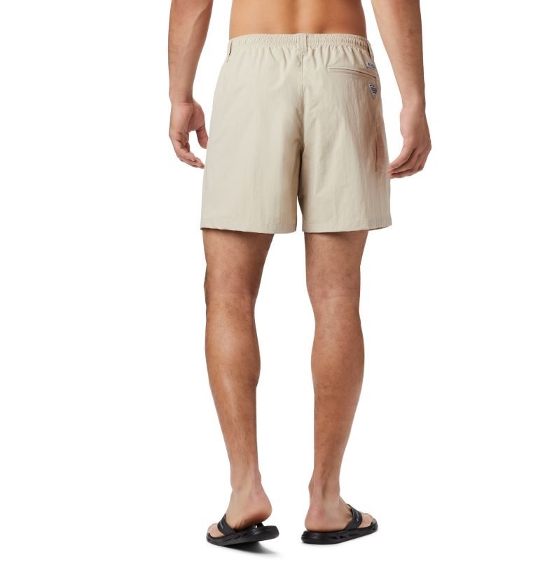 Men's Columbia PFG Backcast III Water Shorts Khaki | CA-I48L0