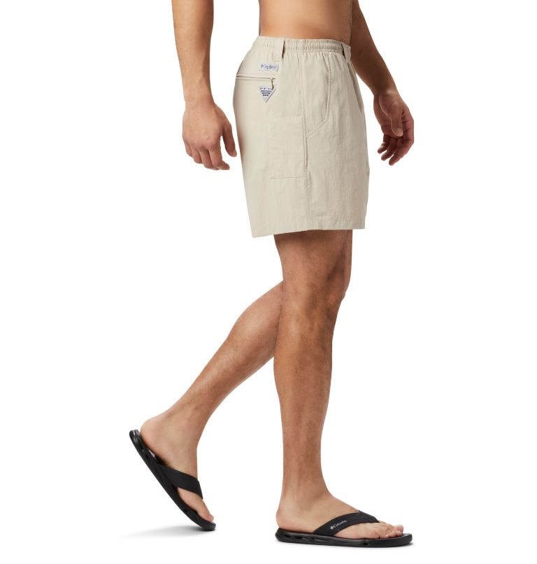 Men's Columbia PFG Backcast III Water Shorts Khaki | CA-I48L0