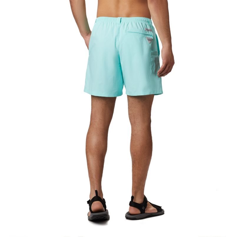 Men's Columbia PFG Backcast III Water Shorts Turquoise | CA-NA156