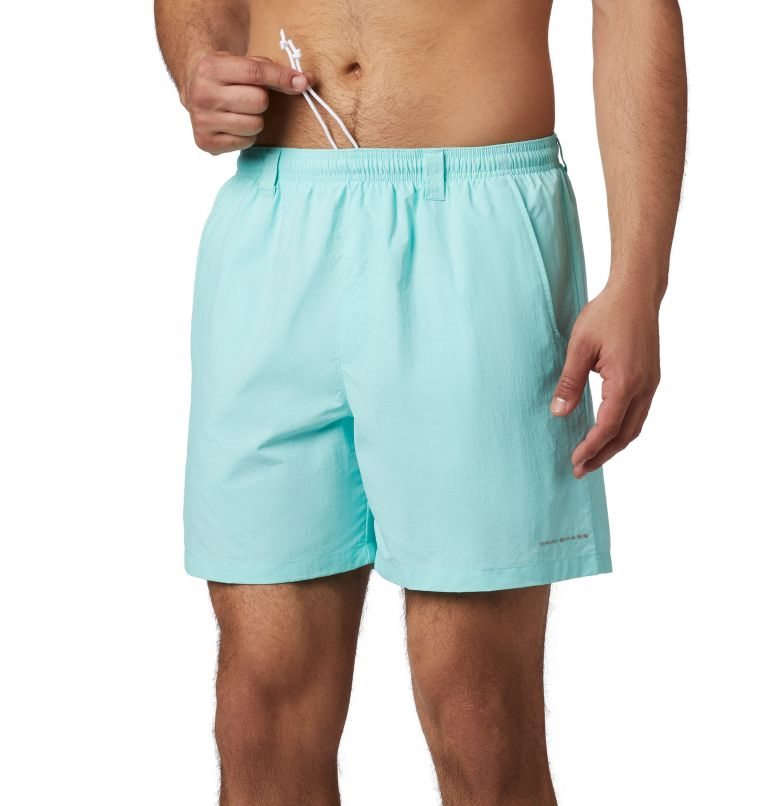 Men's Columbia PFG Backcast III Water Shorts Turquoise | CA-NA156