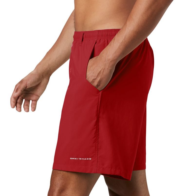 Men's Columbia PFG Backcast III Water Shorts Red | CA-PLC18