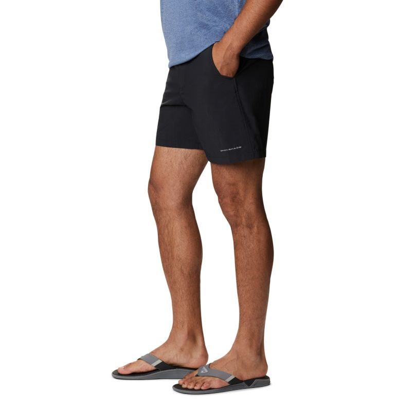 Men's Columbia PFG Bahama Shorts Black | CA-RL403