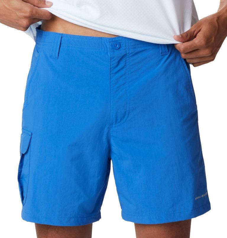 Men's Columbia PFG Bahama Shorts Blue | CA-YC04L