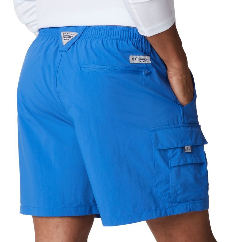 Men's Columbia PFG Bahama Shorts Blue | CA-YC04L