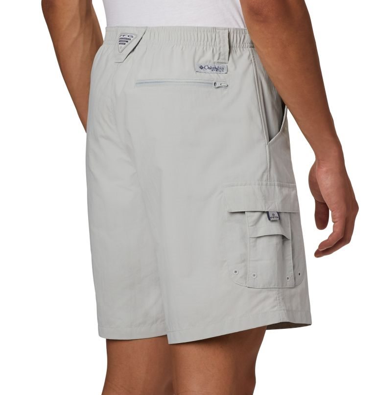 Men's Columbia PFG Bahama Shorts Light Grey | CA-BL5C8