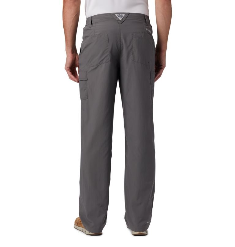 Men's Columbia PFG Blood 'N Guts Pants Dark Grey | CA-J1635